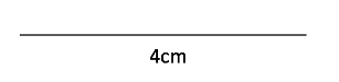 4 cm line