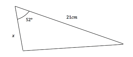Finding the area of a triangle using Trigonometry Area of a triangle example 2