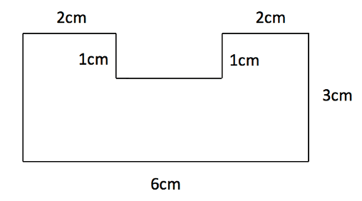 Area of composite shape