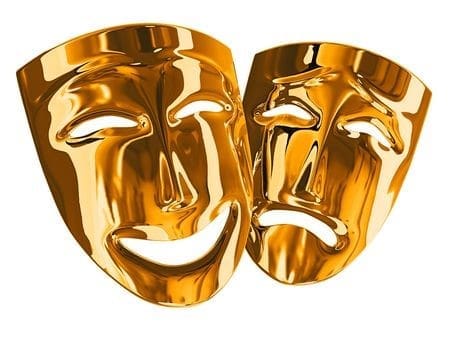 Comedy and tragedy masks Comedy and tragedy masks