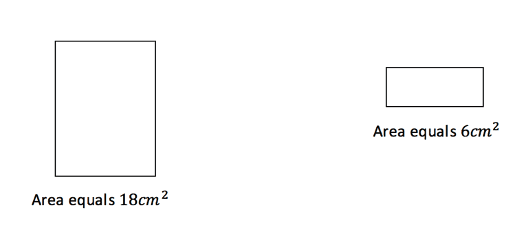 Different sized rectangles