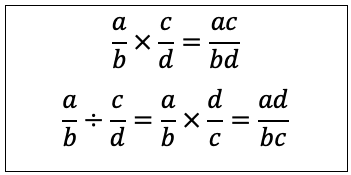 Dealing with fractions Dividing and multiplying fractions