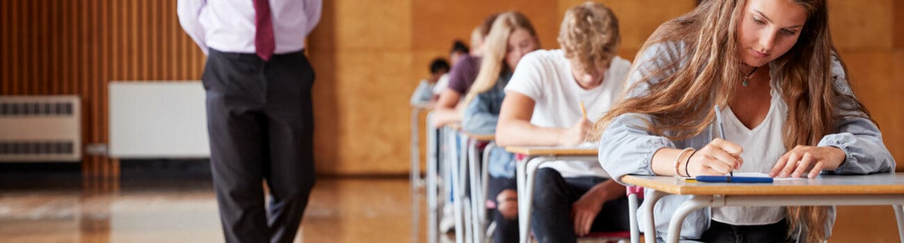 Exam officer in IGCSE sitting Exam officer in IGCSE sitting