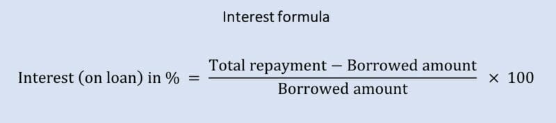 Interest formula Interest formula