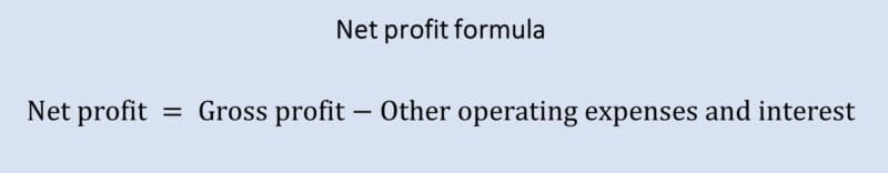 Net Profit Formula Net Profit Formula