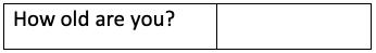 Designing a survey Personal survey questions