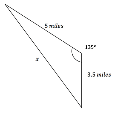 More trigonometry rules Trigonometry applications example