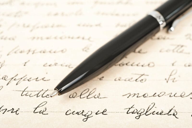 Writing letters