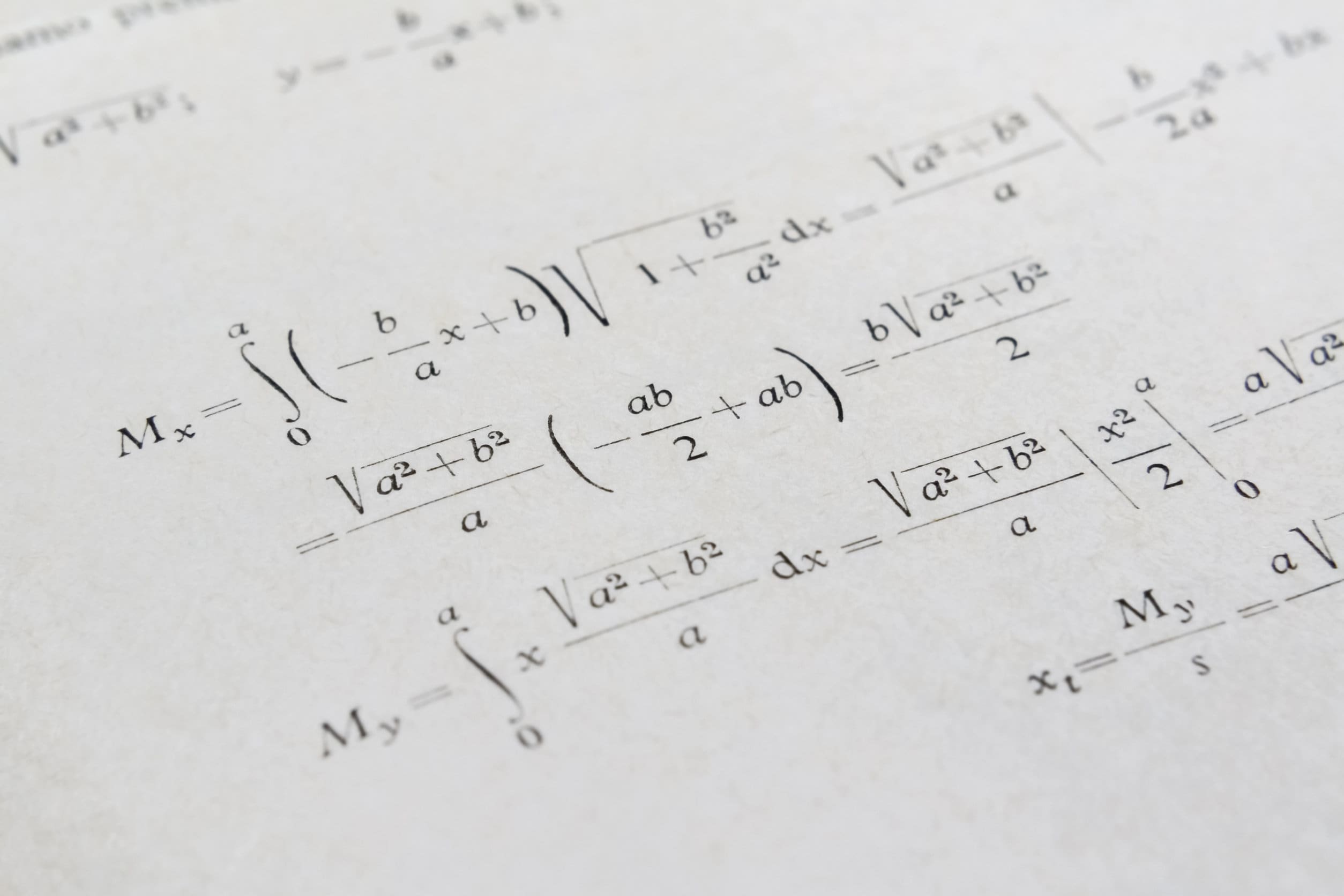 Addition and subtraction of algebraic fractions