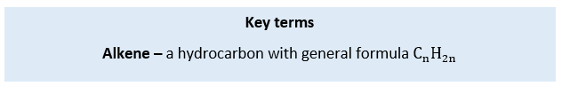 Alkene key term Alkene key term