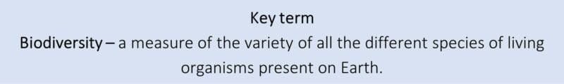 Biodiversity key term