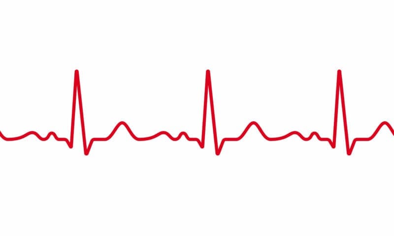 The changes of heart rate