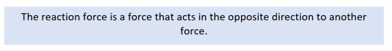 Reaction force keyword Reaction force keyword