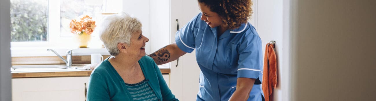 Support worker and Client Support worker and Client