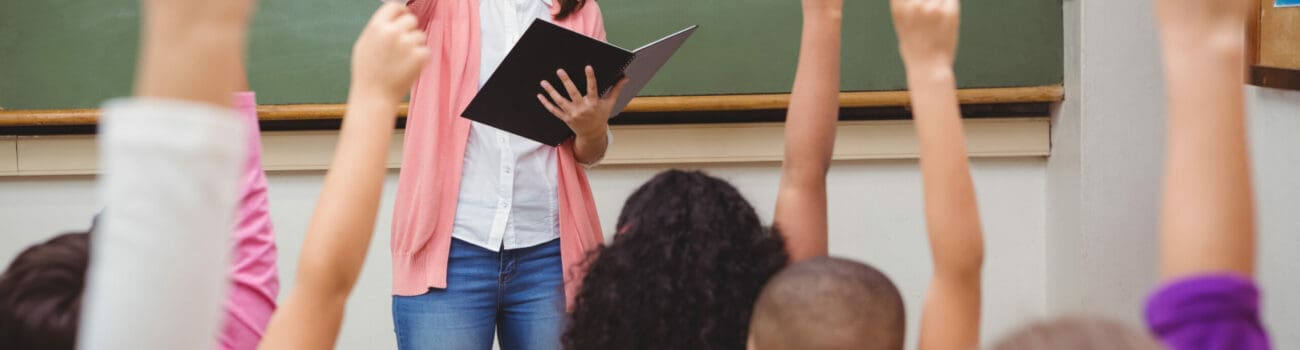 Teaching assistant during class Teaching assistant during class